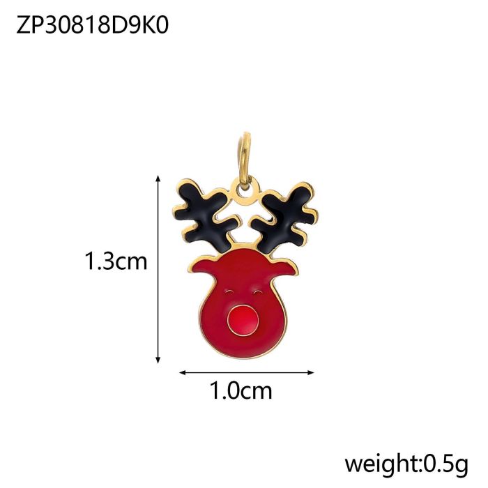 Hot Sale Time Simple Versatile Starfish Conch Stainless Steel Pendant Bracelet Hanging Ornament Pendant Jewelry Whole...