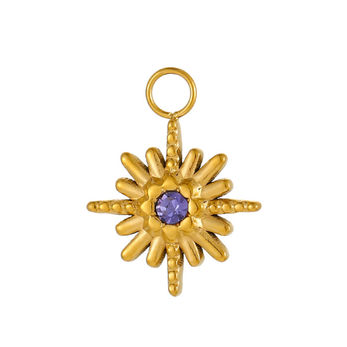 European and American Cross-Border Hot Selling Fashion Simple Light Luxury Versatile DIY Stainless Steel Zircon Accessories Jewelry Wholesale