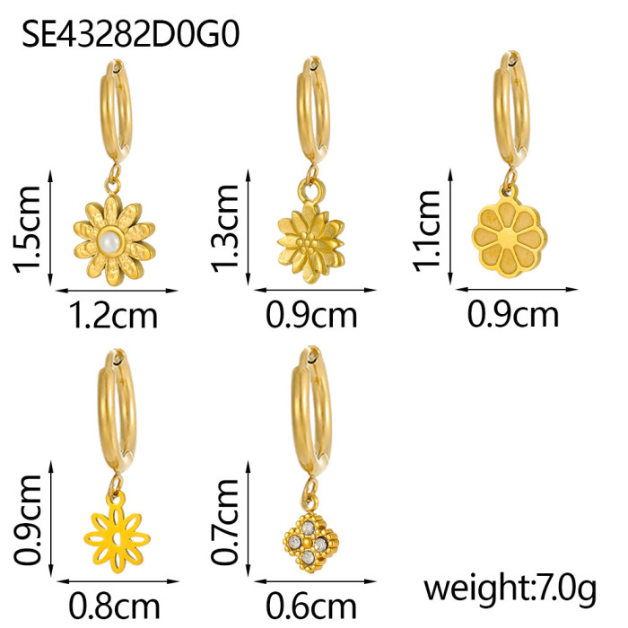 Amazon Hot-Selling Stainless Steel Geometric Pendant Personalized DIY Jewelry Pendant Bracelet Necklace Accessories P...