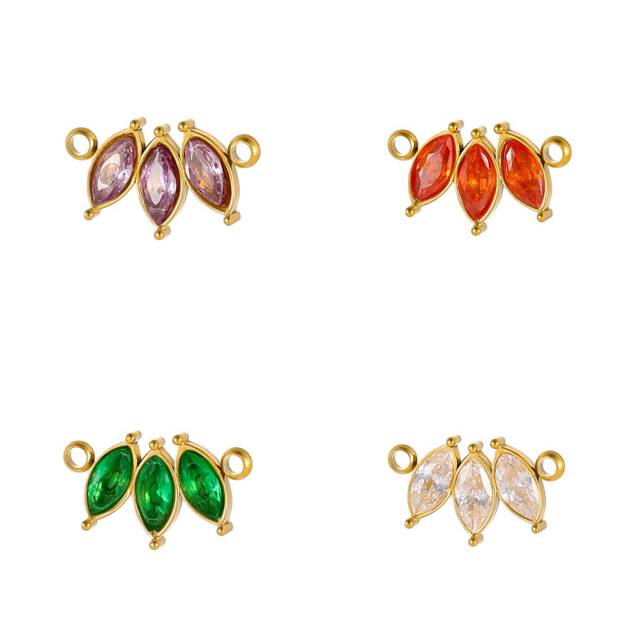 Cross-Border New Stainless Steel Natural Stone Pendant Turquoise Gold-Plated French Sun Necklace Earrings Handmade Accessories Wholesale