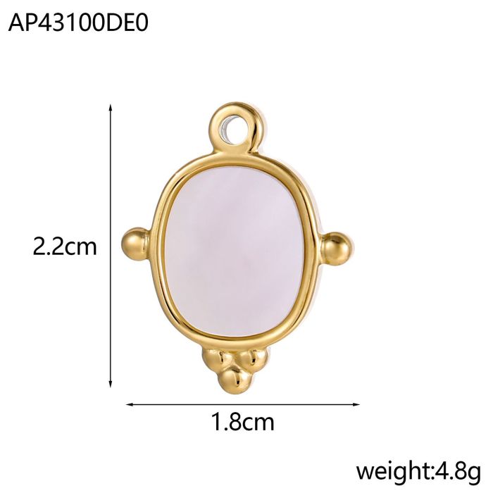Hot Selling AliExpress Small Hot Item Fashion Simple Light Luxury Versatile Stainless Steel Geometric Design Jewelry...