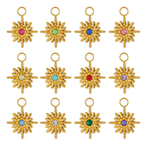 European and American Cross-Border Hot Selling Fashion Simple Light Luxury Versatile DIY Stainless Steel Zircon Accessories Jewelry Wholesale