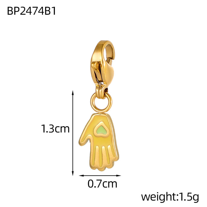 European and American Cross-Border Trend Micro-Inlaid Zircon Star Moon Pendant Accessories Handmade Necklace Bracelet Earrings Versatile Pieces