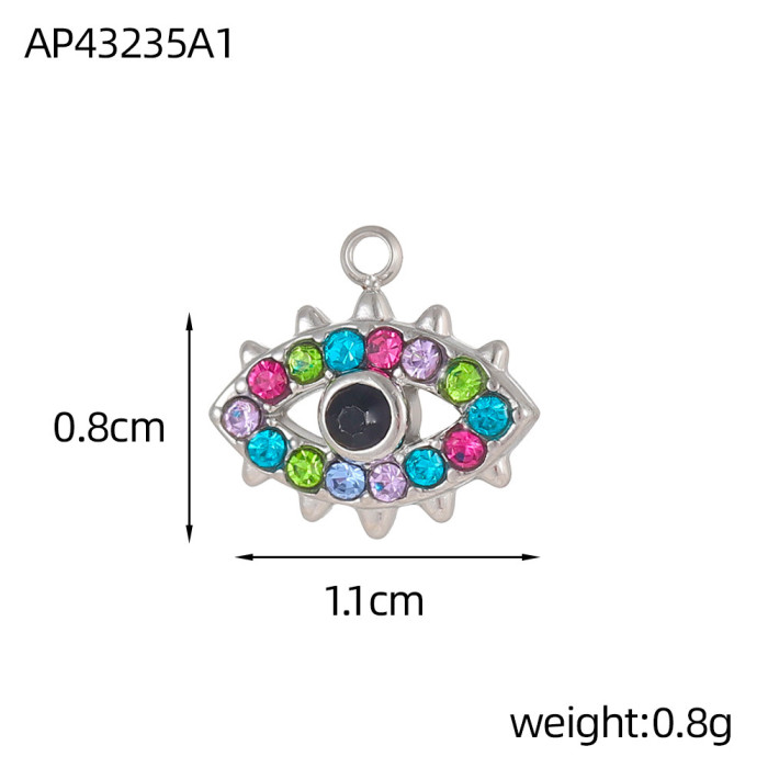 Hot-Selling New Eye Jewelry Accessories DIY Devil's Eye Bracelet Necklace Pendant Accessories Wholesale