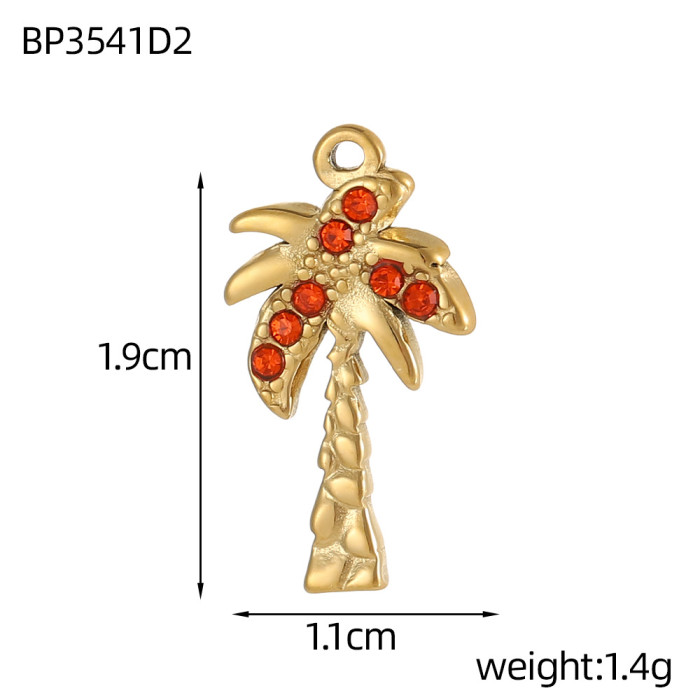 Cross-Border Ocean Shell Fish Tail Octopus Handmade Micro Inlay DIY Accessories Exquisite Simple Versatile Niche Accessories Wholesale