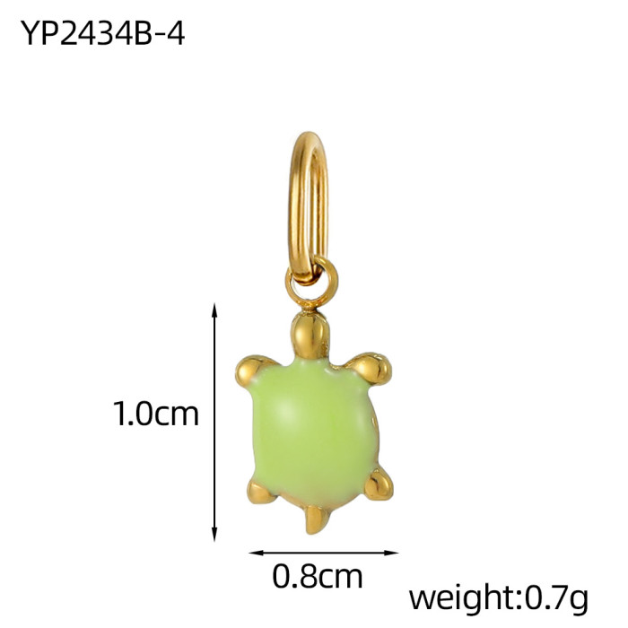 Hot-Selling Fashion DIY Stainless Steel Accessories Pikachu Anime Cartoon Oil Drop Accessories Wholesale, Jewelry