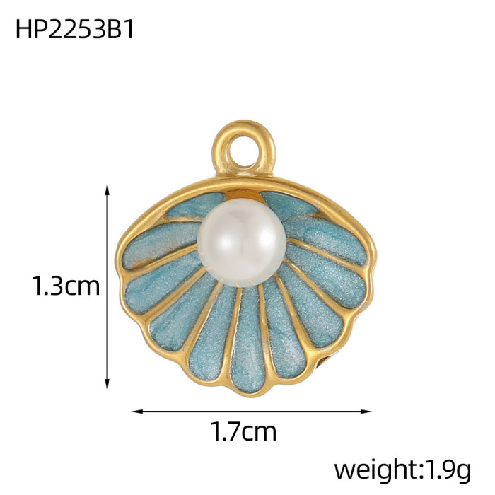 Cross-Border Hot Selling Ocean Small Creatures Pendant DIY Handmade Jewelry Bracelet Necklace Earring Accessories Wholesale