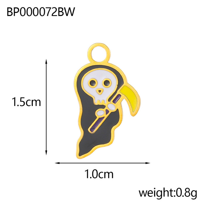 New Style Halloween Earrings Studs Simple Ghost Pumpkin Spider Witch Spoof Pendant Accessories Wholesale