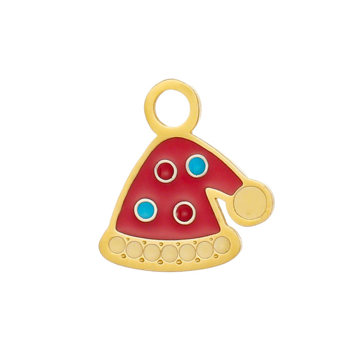 European and American Cross-Border Hot-Selling Christmas Bells Handmade DIY Oil Drop Fashion Simple Exquisite Jewelry Accessories Wholesale