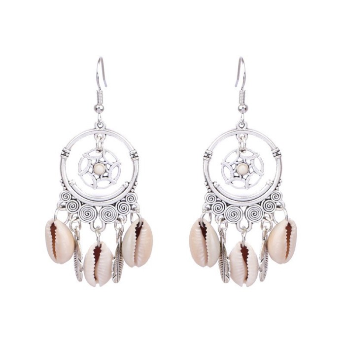 Amazon Trendy Earrings Multi-Piece Set Handmade Woven Round Hollow Earrings Heart Accessories, Jewelry Sets