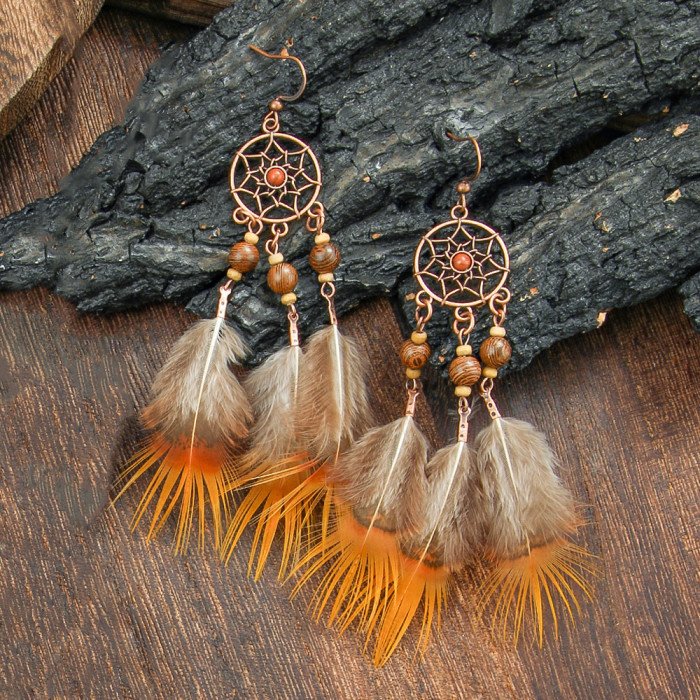 Fashion Ethnic Style High-End Tassel Earrings Unique Retro Creative Tribal Style Earrings Yiwu Wholesale Jewelry