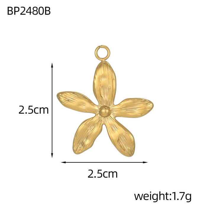 Hot Selling Rose Plum Blossom Daisy Series Pendant DIY Bracelet Necklace Jewelry Accessories