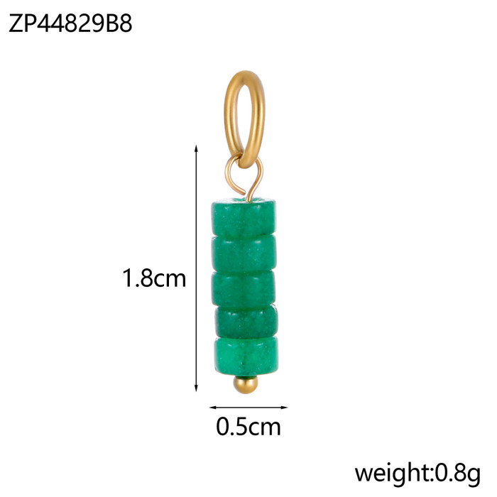 European and American Cross-Border Hot-Selling Personalized Handmade DIY Jewelry Stainless Steel Bracelet Necklace Pendant Accessories Wholesale