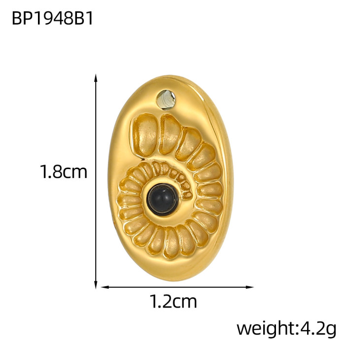 New Stainless Steel Three-Dimensional Horse Eye Demon Eye Irregular Pendant DIY Jewelry Accessories Wholesale, Necklaces