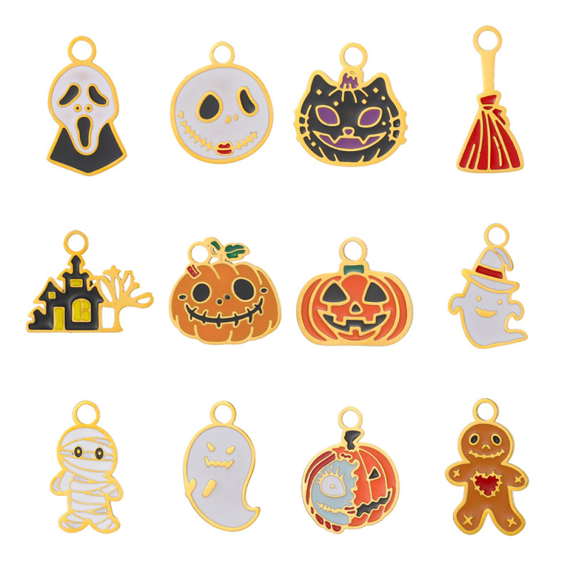 Halloween Cross-Border Amazon Stainless Steel Oil-Drip Bat Trick or Treat Pendant Hanging Decoration Accessories