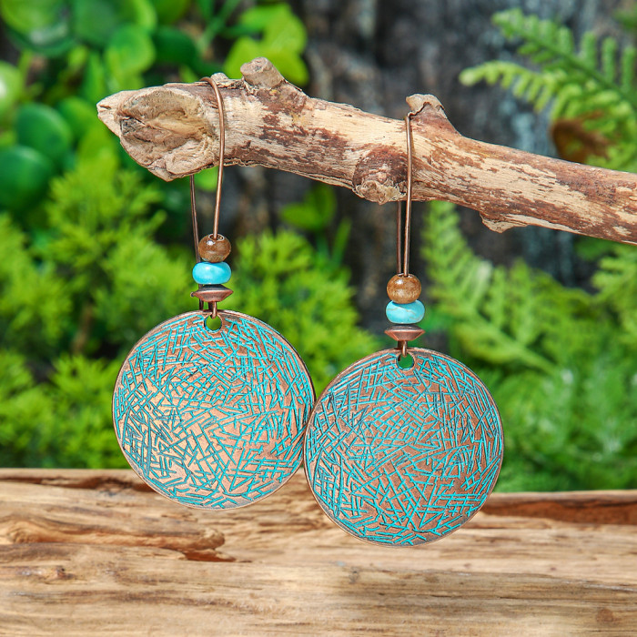 Amazon New Hot Selling Tassel Earrings Bohemian Retro Fashion Ear Accessories Wholesale Export Yiwu Manufacturer