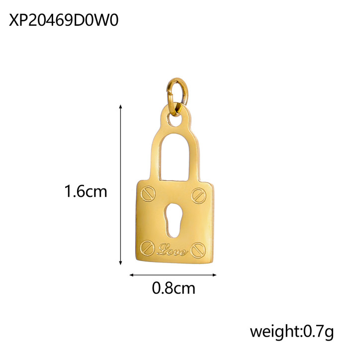 Amazon Hot-Selling Trendy Fashion Niche Light Luxury Versatile Titanium Steel Pendant Daily Matching Accessories Wholesale