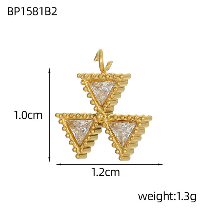 Hot-Selling Fashion Simple Light Luxury Women's Stainless Steel Zircon Accessories Jewelry Wholesale