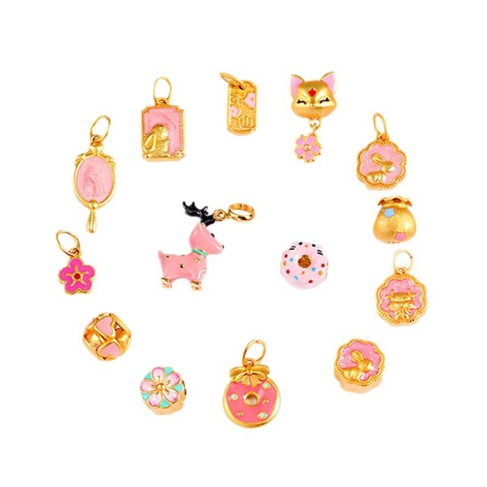 European and American Cross-Border Hot-Selling Fashion Simple New Colorful Pendant Necklace Collarbone Chain Jewelry Accessories Wholesale