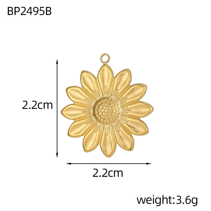 Hot Selling Rose Plum Blossom Daisy Series Pendant DIY Bracelet Necklace Jewelry Accessories