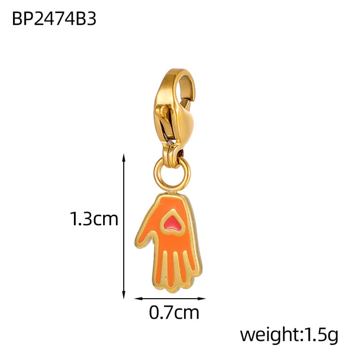 European and American Cross-Border Trend Micro-Inlaid Zircon Star Moon Pendant Accessories Handmade Necklace Bracelet Earrings Versatile Pieces