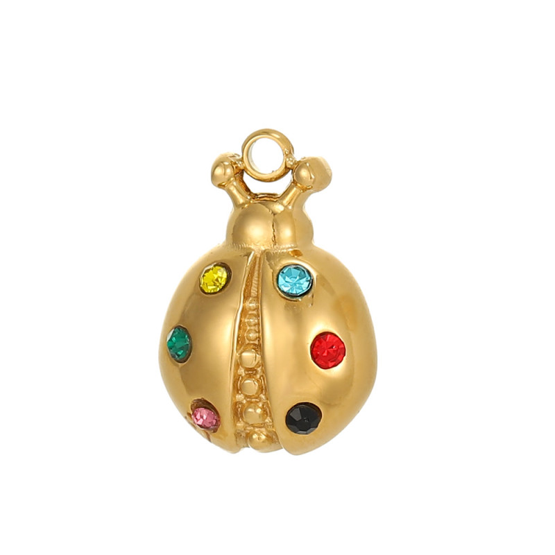 European and American Cross-Border Hot-Selling Fashion Simple Light Luxury Stainless Steel Zircon DIY Geometric Accessories Jewelry Wholesale