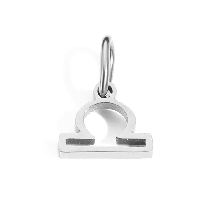 Hot Selling Small and Exquisite Twelve Constellation Series Stainless Steel Necklace Accessories DIY Pendant Hanging...