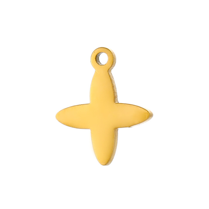 Hot-Selling Light Luxury Versatile Stainless Steel Oil-Drip Fruit Accessories Handmade Bracelet Necklace DIY Pendant