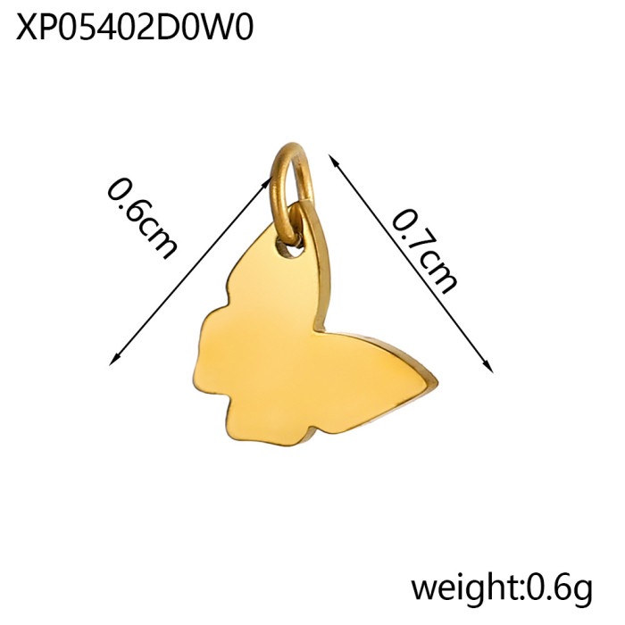 Hot-Selling Fashion Simple Pendant Butterfly Creature DIY Single Pendant Necklace Jewelry Accessories Wholesale