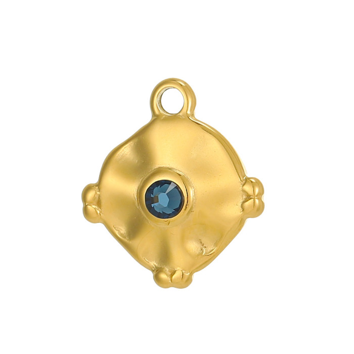 Hot Sale Heart Moon DIY Pendant Eye Heart Female Stainless Steel Jewelry Accessories Wholesale, Necklaces