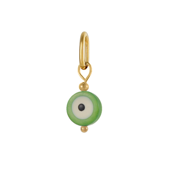 Ins Style Colorful Glaze Exquisite Eye Element Necklace Summer Style Accessories Wholesale
