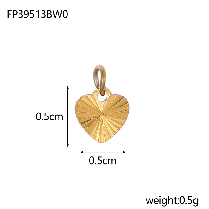 Cross-Border European and American Hot Selling Heart Love Accessories Pendant Earrings Necklace Bracelet DIY Heart Accessories Handmade