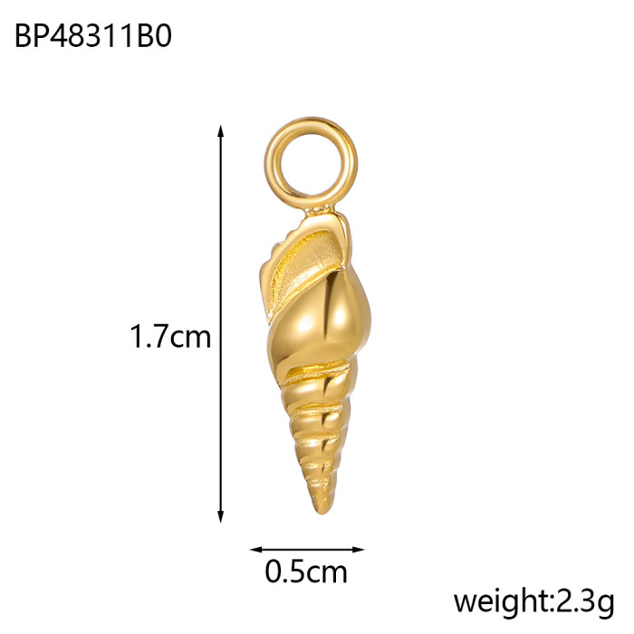 Yingcai Stainless Steel Jewelry Accessories Cute Oil Drop DIY Pendant Titanium Steel Color Retention Necklace Pendant...