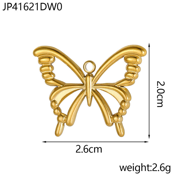 Hot-Selling Fashion Simple Pendant Butterfly Creature DIY Single Pendant Necklace Jewelry Accessories Wholesale