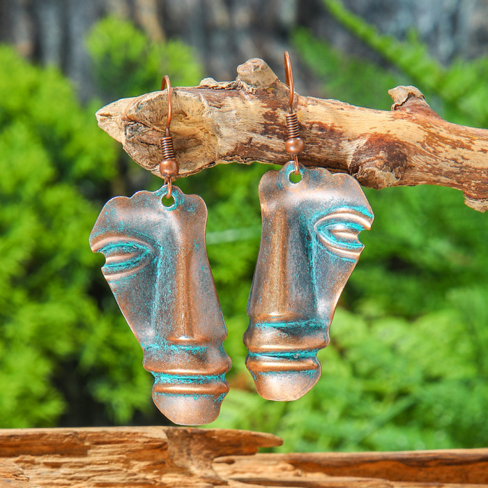 Hot-Selling Vintage Earrings Multi-Piece Set Fashion Ethnic Style Personality Geometric Earrings Versatile Jewelry De...