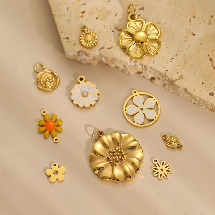 Hot Selling Petal DIY Jewelry Accessories Niche Design Bracelet Necklace Accessories Jewelry Wholesale