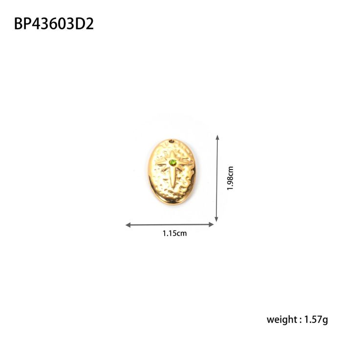 Stainless Steel Jewelry Accessories Star Moon DIY Necklace Pendant High-End Ins Style Accessories