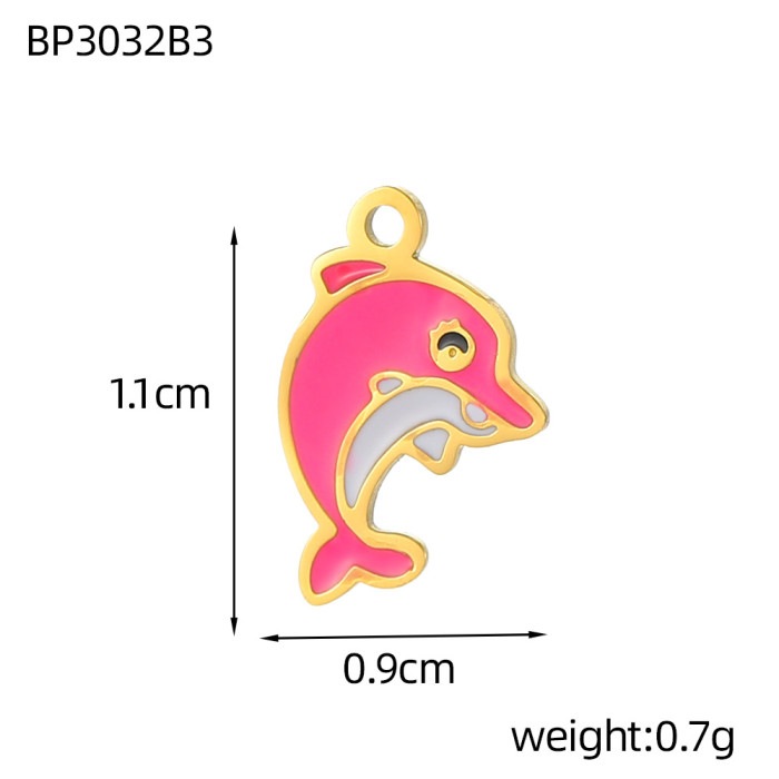 Hot-Selling Fashion DIY Stainless Steel Accessories Pikachu Anime Cartoon Oil Drop Accessories Wholesale, Jewelry