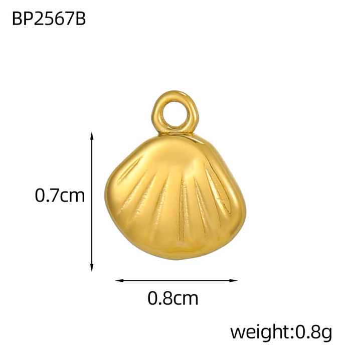 European and American Cross-Border Hot Selling Ocean Marine Series Stainless Steel Pendant Accessories Jewelry Wholesale