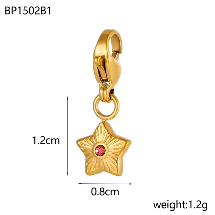 Cross-Border Hot Selling Starlight Rainbow Pendant Adjustable Necklace Independent Stand Round Pendant Necklace