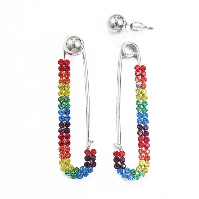 New Hot-Selling Fashion Ethnic Style Earrings Yunnan Travel Vacation Style Colorful Ear Jewelry Yiwu Street Vendor Wholesale for Women