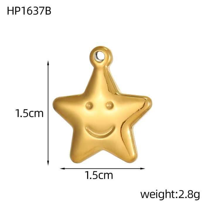 Hot-selling Fashion Simple Light Luxury Stainless Steel Shoes DIY Geometric Accessories Wholesale, Jewelry