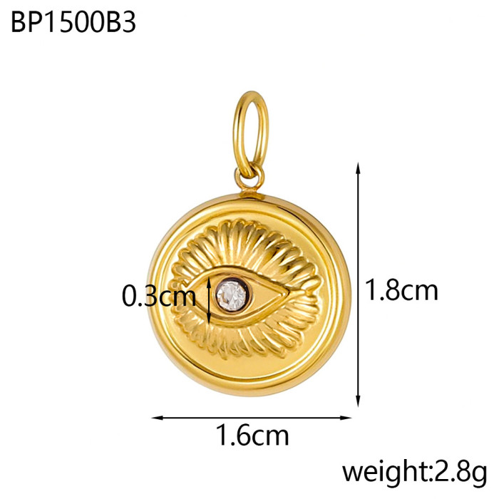 INS Style Personality Niche Hot-Selling Pendant Stainless Steel Plated Geometric Jewelry Accessories Wholesale, Neckl...