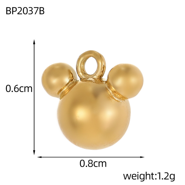 Hot Selling DIY Stainless Steel Butterfly Bee Pendant Accessories Hanging Ornaments Jewelry Wholesale, Necklaces