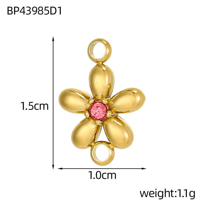 Hot Sale Heart Moon DIY Pendant Eye Heart Female Stainless Steel Jewelry Accessories Wholesale, Necklaces
