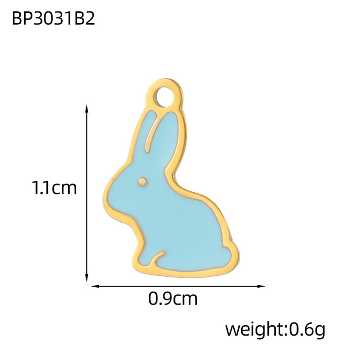 Hot-Selling Fashion DIY Stainless Steel Accessories Pikachu Anime Cartoon Oil Drop Accessories Wholesale, Jewelry
