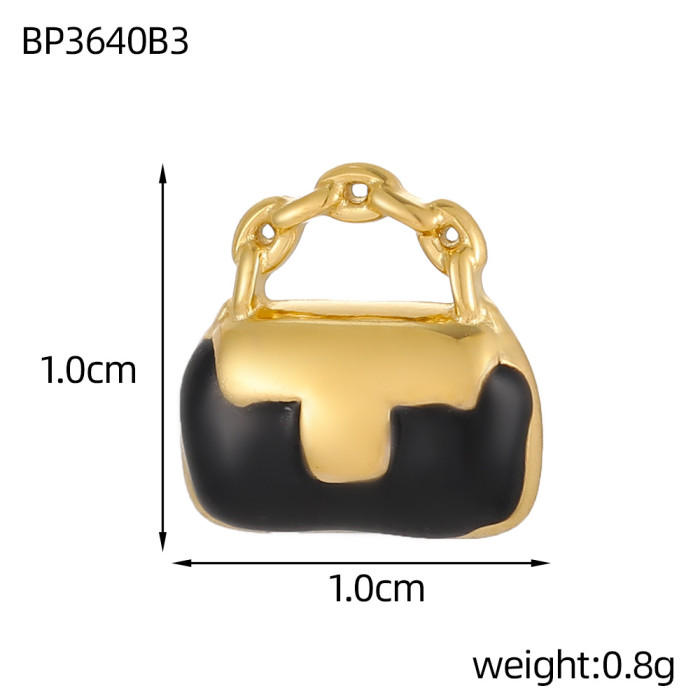 Cross-Border Hot High Heels Baby Series Pendant Oil Drop Stainless Steel Charms DIY Bracelet Women Jewelry Accessories