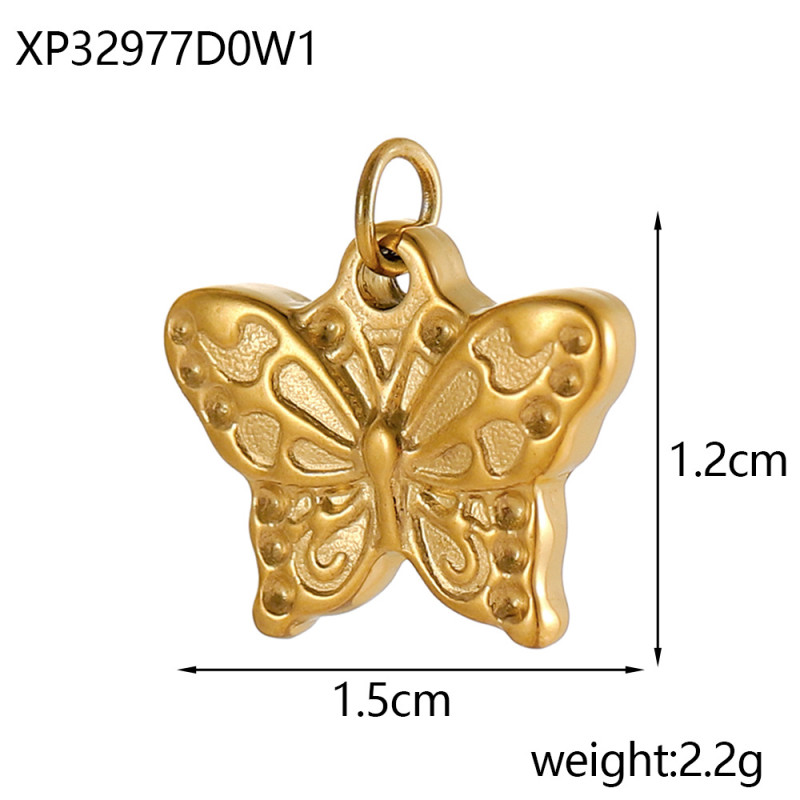 European and American Hot-Selling Fashion Simple Pendant Butterfly Creature DIY Single Pendant Necklace Jewelry Accessories Wholesale