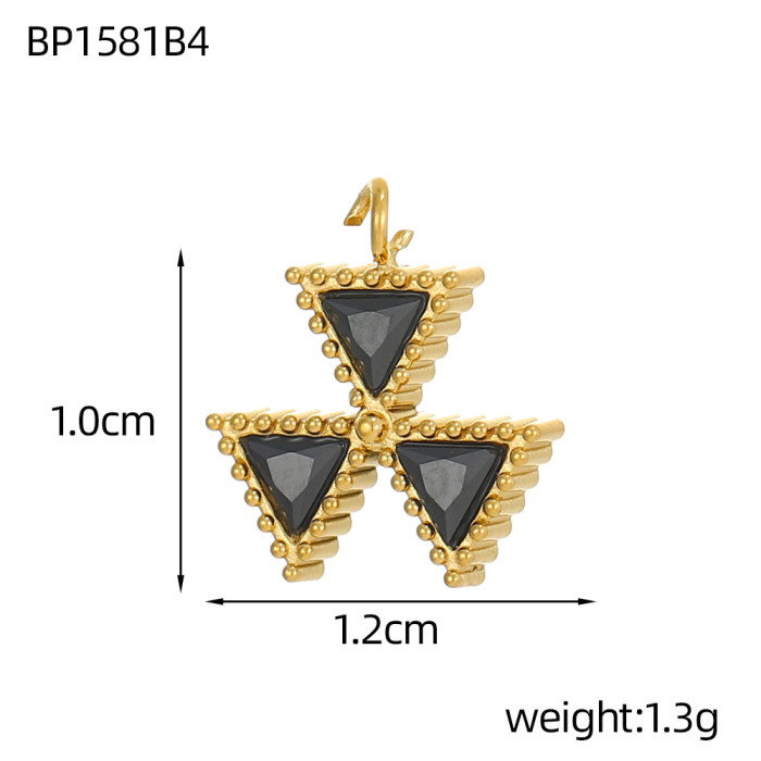Hot-Selling Fashion Simple Light Luxury Women's Stainless Steel Zircon Accessories Jewelry Wholesale
