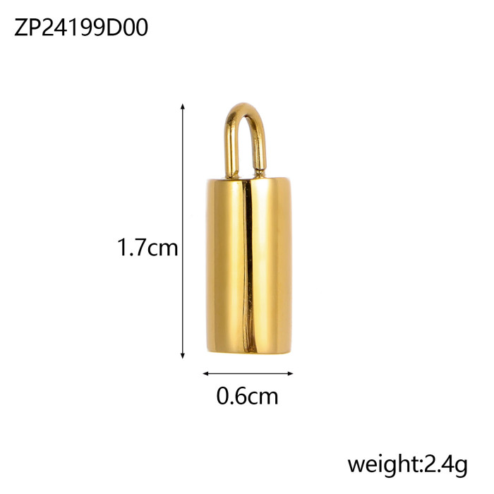 Amazon Hot-Selling Trendy Fashion Niche Light Luxury Versatile Titanium Steel Pendant Daily Matching Accessories Wholesale